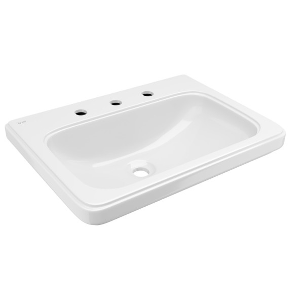 Counter Top Basin With Three Tap Hole